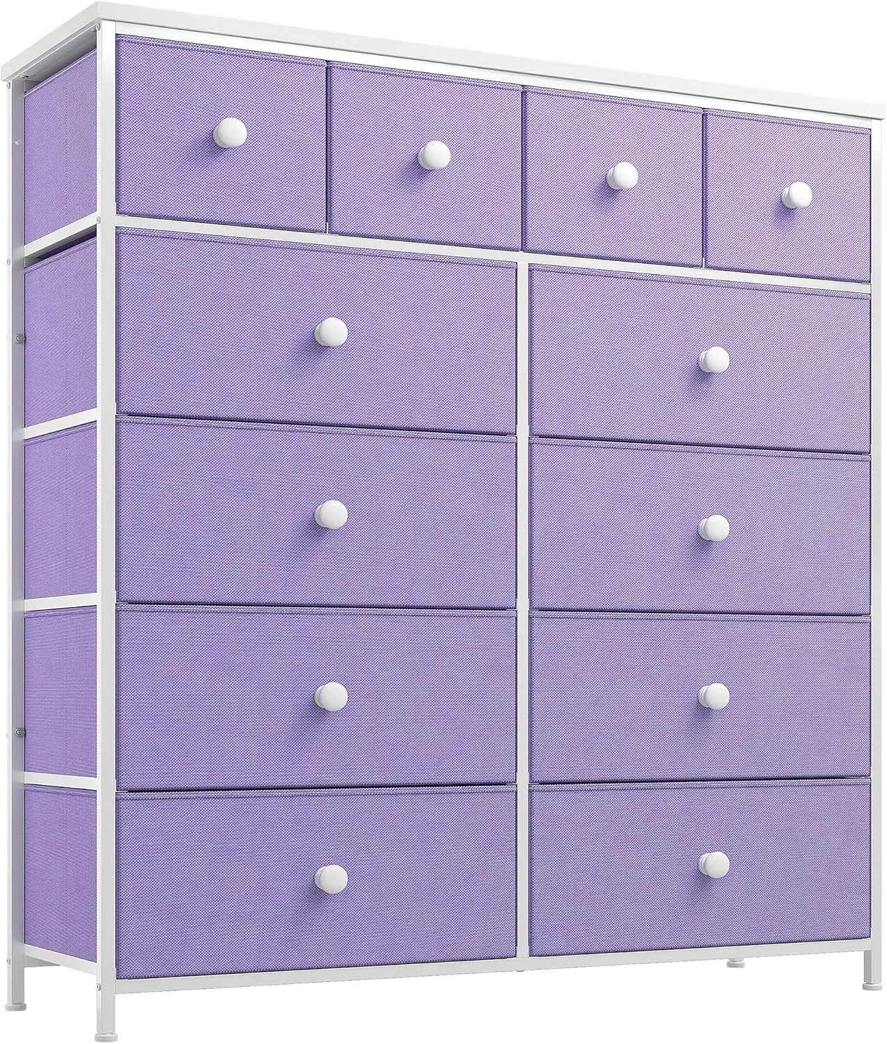 Dresser,Black Dresser for Bedroom with 12 Drawers Dressers & Chests of Drawers for Bedroom, Fabric Storage Dresser