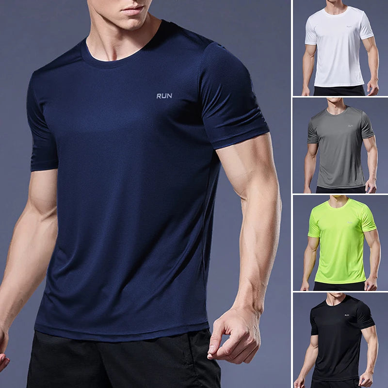 2025 Special Running Shirts Soccer Shirts Men's Jersey Sportswear Mens Jogging T-Shirts Quick Dry Compression Sport T-Shirt Fitness Gym