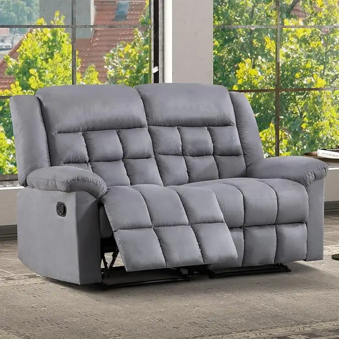 Manual Reclining Couch Sofa Set for Living Room, Include 1 Recliner Chair, 1 Loveseat Recliner Sofa and 1 3-Seat Reclining Sofa