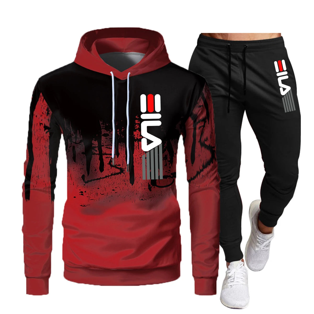 2023 Brand Autumn and Winter Hoodie Suit Men's Fashion Hoodie Brand Pants Casual Jogging Suit Sports Wear Sweatshirt